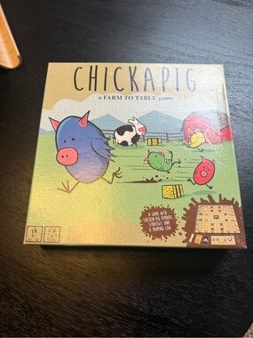 Board Game - Colorful Farm Fun-Chickapig